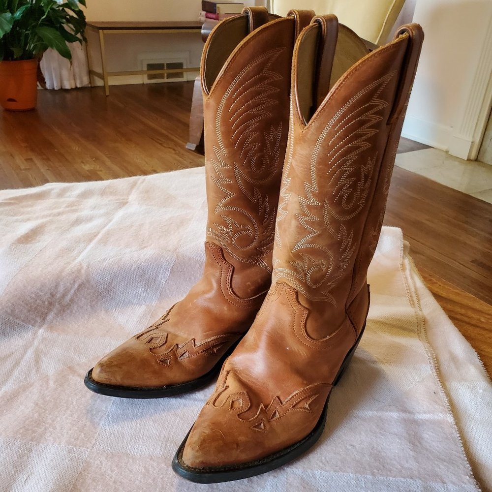 Durango Wingtip Leather boots - size 8.5